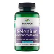 Swanson Selenium (L-Selenomethionine), 100 µg, kapsułki, 300 szt.