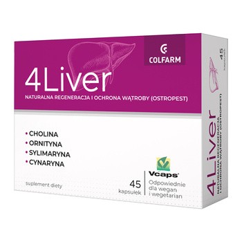 Colfarm 4liver, kapsułki, 45 szt.