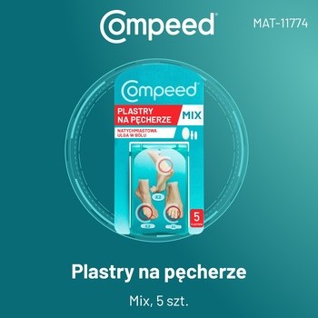 Compeed Plastry na pęcherze, mix, 5 szt.