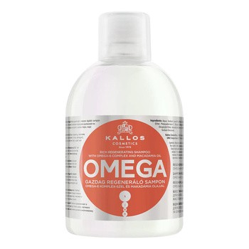 Kallos Omega, szampon z kompleksem Omega-6 i olejem makadamia, 1000 ml