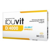 Ibuvit D3 4000+K2 MK-7 Omega 3, kapsułki miękkie, 30 szt.