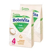 Zestaw 2 x BoboVita, kleik ryżowy, kaszka, 4 m+, 160 g