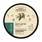 Green Pharmacy, masło do ciała, zielona kawa i olejek imbirowy, 200 ml