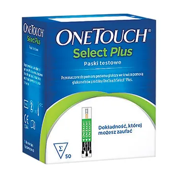 Test paskowy OneTouch Select Plus, 50 pasków
