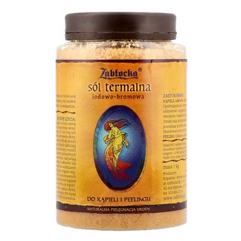 Zabłocka, jodowo-bromowa sól termalna do kąpieli i peelingu, 1 kg