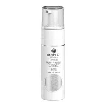 BasicLab Micellis, dermatologiczna pianka myjąca do skóry ultrawrażliwej, 150 ml
