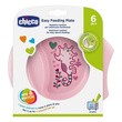 Chicco, Talerz do karmienia, różowy, 6 m+, 1 szt.