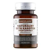 Singularis Naturalny Beta Karoten, Prowitamina A, kapsułki miękkie, 90 szt.