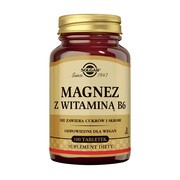 Solgar Magnez z witaminą B6, tabletki, 100 szt.