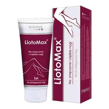 LiotoMax, żel do pielęgnacji nóg, na zmęczone i ciężkie nogi, 75 g