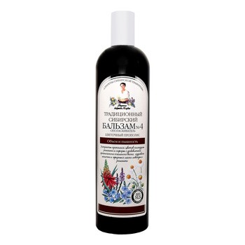 Receptury Babuszki Agafii, odżywka do włosów nr 4, propolis kwiatowy, 550 ml