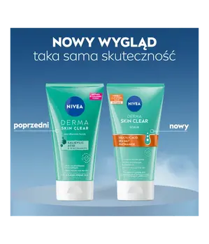 Nivea Derma Skin Clear, peeling przeciw niedoskonałościom, 150 ml