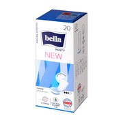 Bella Panty New, wkładki higieniczne, bezzapachowe, 20 szt.