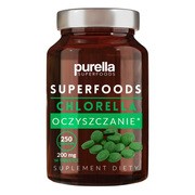 Purella Superfoods Chlorella, tabletki, 200 szt.