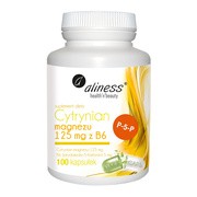 Aliness Cytrynian Magnezu 125 mg z B6 (P-5-P), kapsułki, 100 szt.