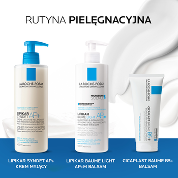 La Roche-Posay Lipikar Baume Light AP+M, balsam regenerujący do ciała, 400 ml