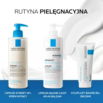 La Roche-Posay Lipikar Baume Light AP+M, balsam regenerujący do ciała, 400 ml