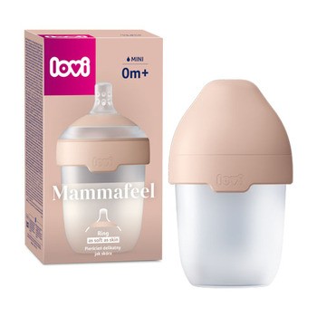 Canpol Lovi Mammafeel, butelka + smoczek dynamiczny do karmienia, 0 m+,150 ml