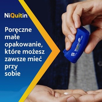Niquitin Mini, 2 mg, tabletki do ssania, 20 szt., pojemnik