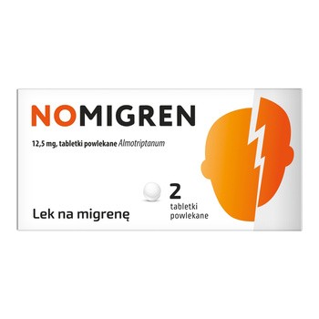 Nomigren, 12,5 mg, tabletki powlekane, 2 szt.