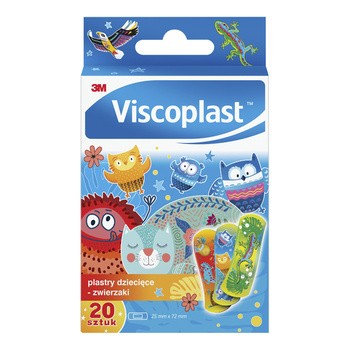 Plastry Viscoplast Zwierzaki, 20 szt.