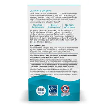 Nordic Naturals Ultimate Omega, kapsułki, smak cytrynowy, 180 szt.