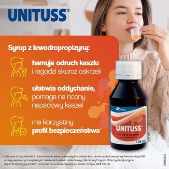 Unituss, 60 mg/10 ml, syrop, 120 ml