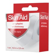 Skin Aid, przylepiec włókninowy do cięcia, 2,5 cm x 4,5 m, 1 szt.