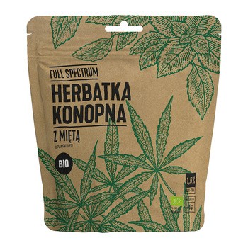 Full Spectrum, Bio herbata konopna z miętą, 40 g