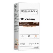 Bella Aurora, CC SPF 50+, krem koloryzujący przeciw przebarwieniom, odcień jasny, 30 ml