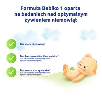 Bebiko 1 NUTRIflor Expert, mleko początkowe dla niemowląt, od urodzenia proszek, 350 g