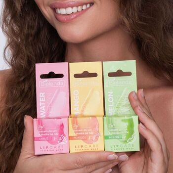 Bielenda Lip Care Sleeping Mask 2w1, balsam do ust + maska na noc, mango, 10 g