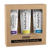 Wegański zestaw odżywek do średniej porowatości, proteinowa zielona herbata + emolientowy irys + nawilżający bez, 3x100 ml