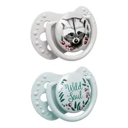 Lovi Wild Soul, smoczek silikonowy dynamiczny, 3-6 m, boy, 2 szt.