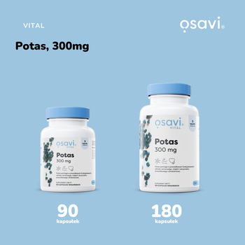 Osavi Potas 300 mg, kapsułki twarde,  90 szt.