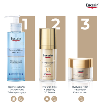 Eucerin Hyaluron-Filler + Elasticity, krem na noc, refill, 50 ml