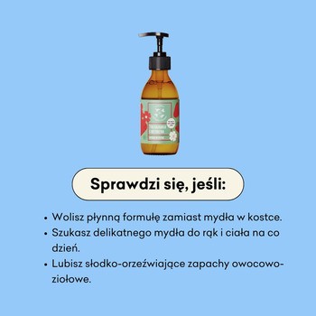 Mydlarnia 4 Szpaki, Truskawka i Werbena, mydło w płynie, 500 ml