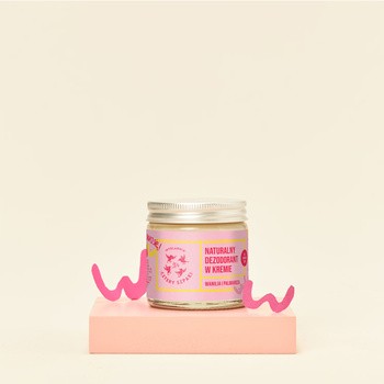 Mydlarnia 4 Szpaki Wanilia i Palmaroza, delikatny dezodorant w kremie, 60 ml