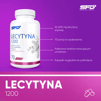 SFD Lecytyna 1200, kapsułki, 70 szt.