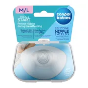 Canpol Easy Start, silikonowe osłonki na piersi, rozmiar M/L, 2 szt.