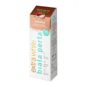 Biała Perła, Extra white, Coconut, wybielająca pasta do zębów z olejem kokosowym, 75 ml