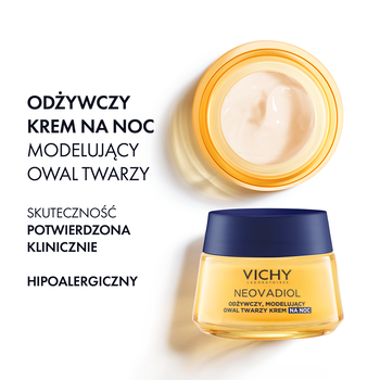 Vichy Neovadiol Magistral, odżywczy i modelujący owal twarzy krem na noc, 50 ml