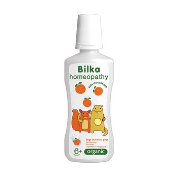 Bilka Homeopathy, płyn do płukania jamy ustnej dla dzieci, bez fluoru, 250 ml