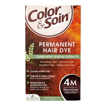 Color&Soin, farba do włosów, mahoniowy kasztan (4M), 135ml