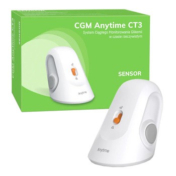 CGM Anytime CT3, system ciągłego monitorowania glikemii, sensor, 1 szt.