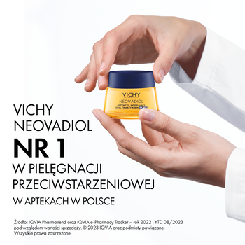 Vichy Neovadiol Magistral, odżywczy i modelujący owal twarzy krem na noc, 50 ml