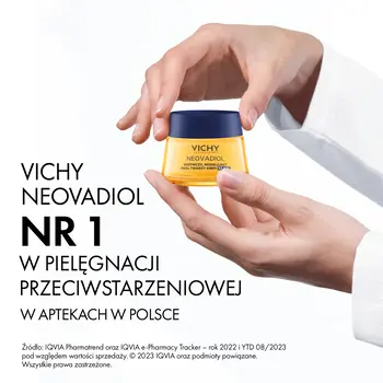 Vichy Neovadiol Magistral, odżywczy i modelujący owal twarzy krem na noc, 50 ml