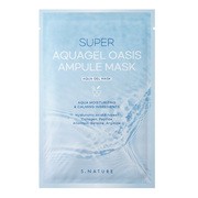 S. Nature Super Aquagel Oasis, nawilżająca maska w płachcie, 10 x 30 ml