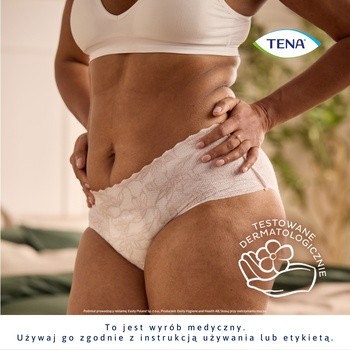 Tena Silhouette Plus, majtki chłonne, White, rozmiar L, 10 szt.