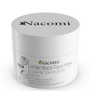 Nacomi, maska biało-czarna, 50 g